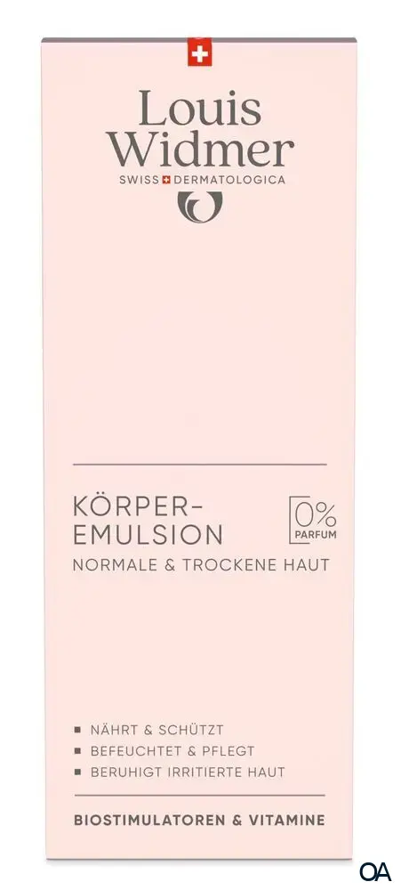 Louis Widmer Körperemulsion - ohne Parfum