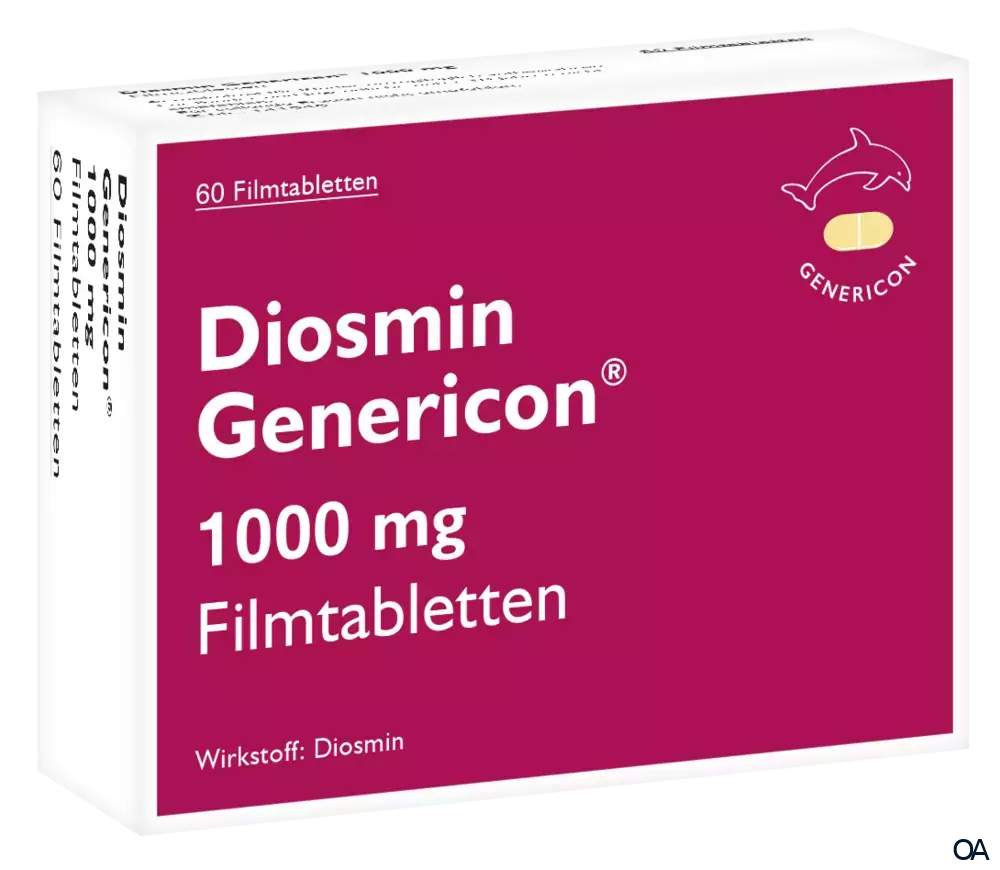 Diosmin Genericon® 1000 mg Filmtabletten