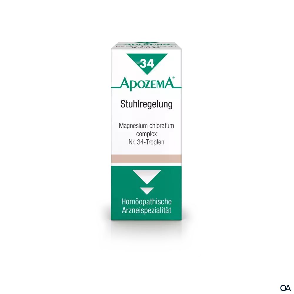 Apozema® Stuhlregelung Magnesium chloratum complex Nr. 34 Tropfen zum Einnehmen Apozema® Stuhlregelung Magnesium chloratum complex Nr. 34 Tropfen zum Einnehmen