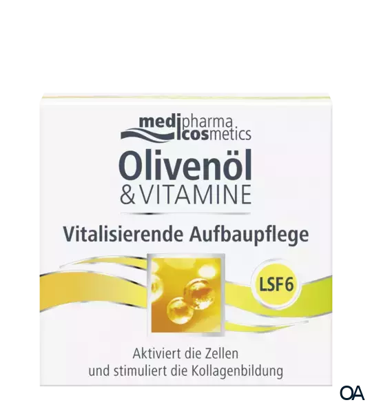 medipharma Cosmetics Olivenöl & Vitamine Vitalisierende Aufbaupflege mit LSF 6