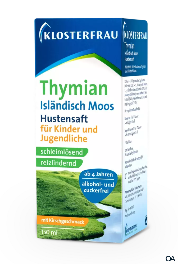 Klosterfrau Thymian Isländisch Moos Hustensaft für Kinder und Jugendliche