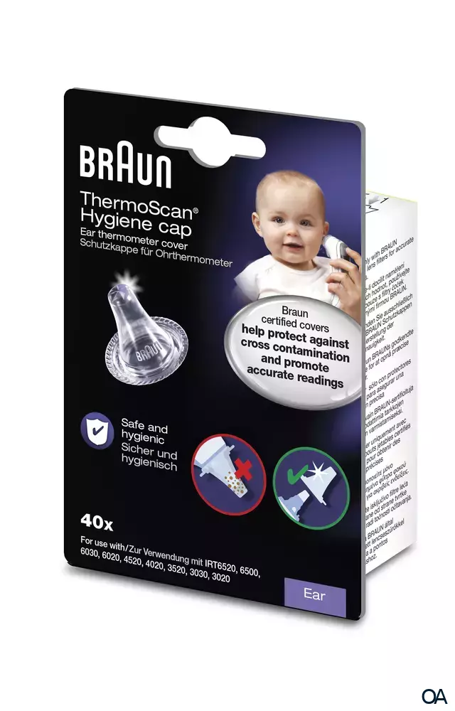 Braun Thermoscan Schutzkappen für Ohr-Fieberthermometer Braun Thermoscan Schutzkappen für Ohr-Fieberthermometer
