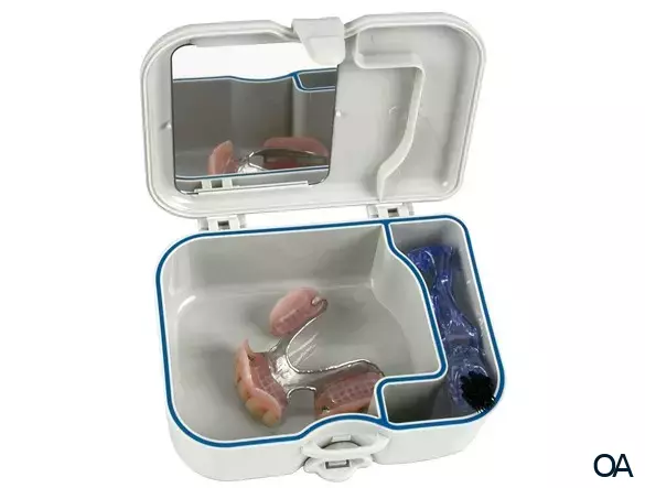 Miradent Prothesen-Box mit Bürste Miradent Prothesen-Box mit Bürste