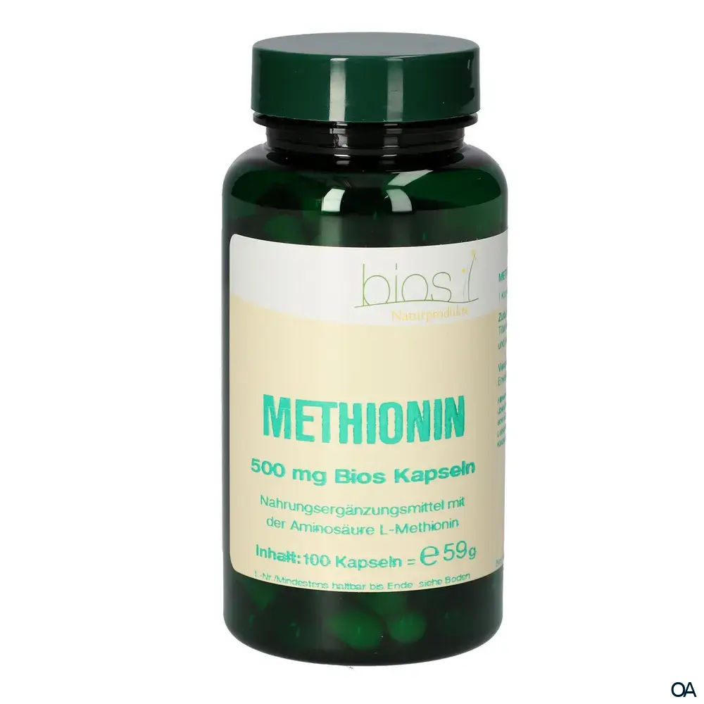 Bios Methionin 500 mg Kapseln Bios Methionin 500 mg Kapseln
