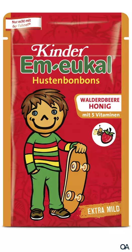 Kinder Em-eukal Walderdbeere-Honig Hustenbonbons