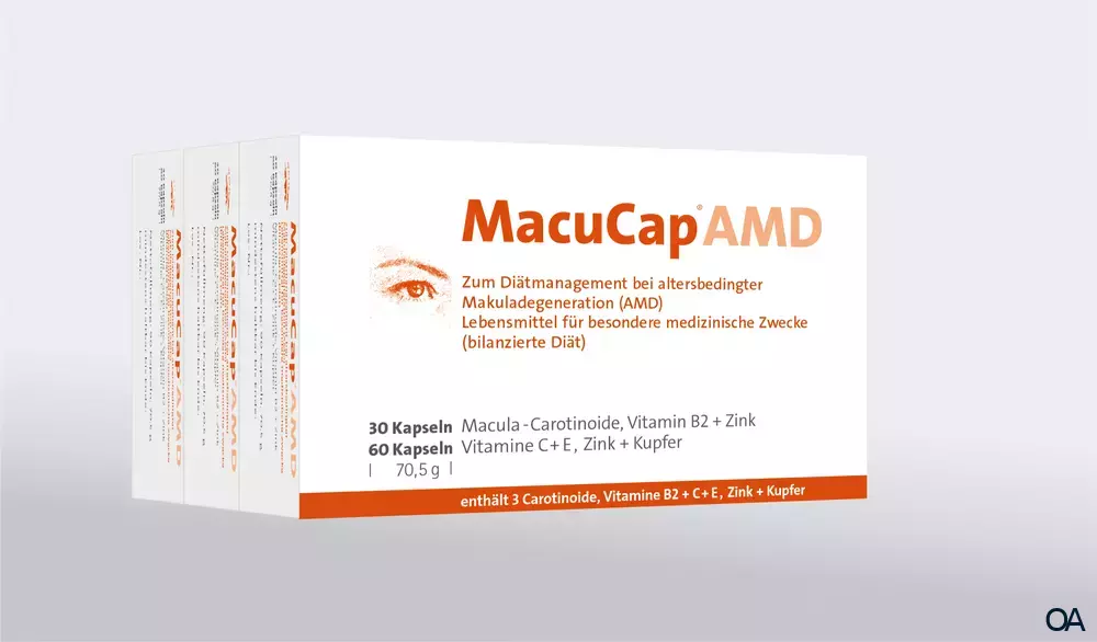 MacuCap® AMD Kapseln (90 rotbraune + 180 schwarzbraune Kapseln)