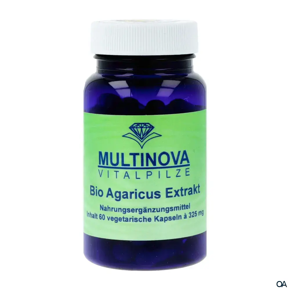 Multinova Bio Agaricus Extrakt Kapseln