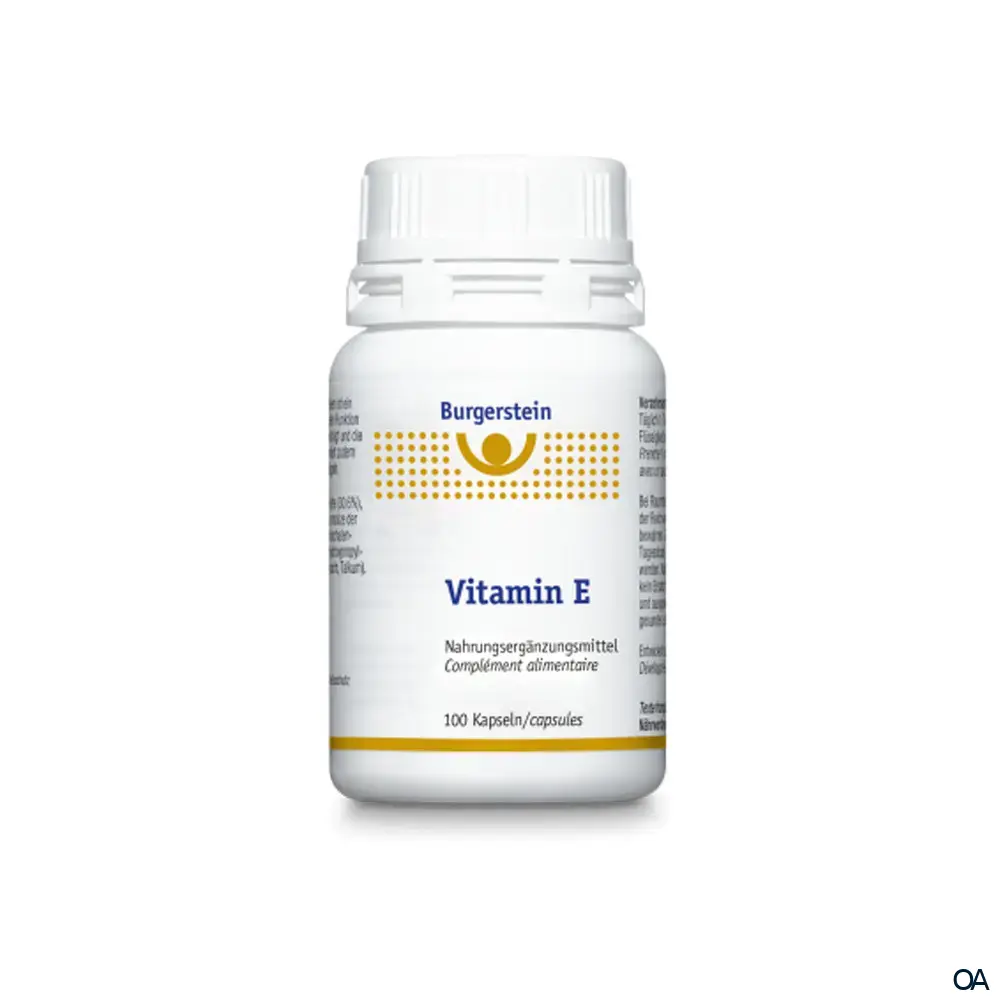 Burgerstein Vitamin E 100 IE Kapseln