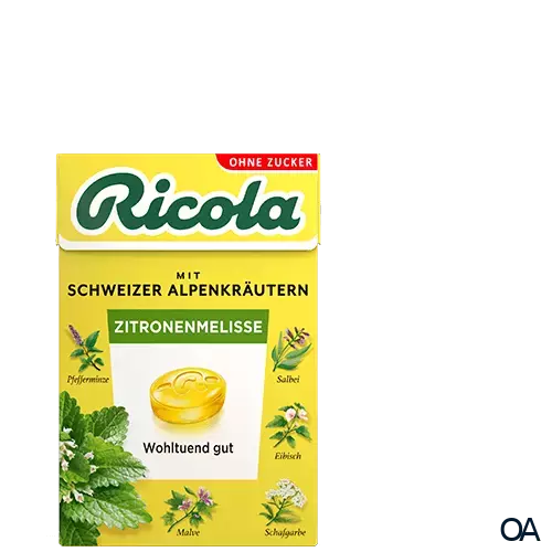 Ricola Zitronenmelisse Bonbons Zuckerfrei Box