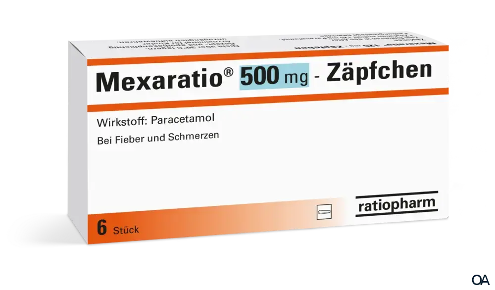 Mexaratio 500 mg Zäpfchen