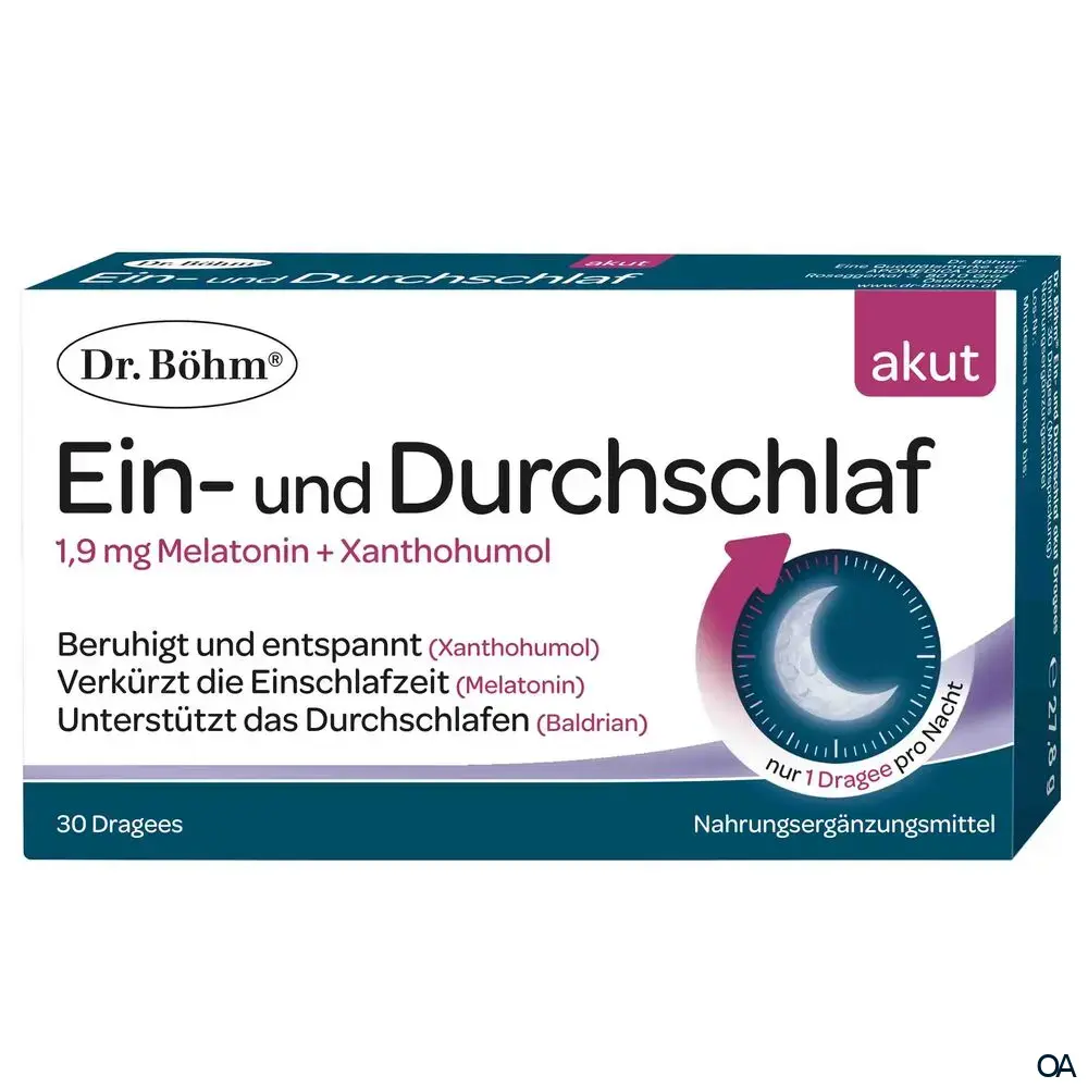 Dr. Böhm® Ein- und Durchschlaf akut Dragees Dr. Böhm® Ein- und Durchschlaf akut Dragees
