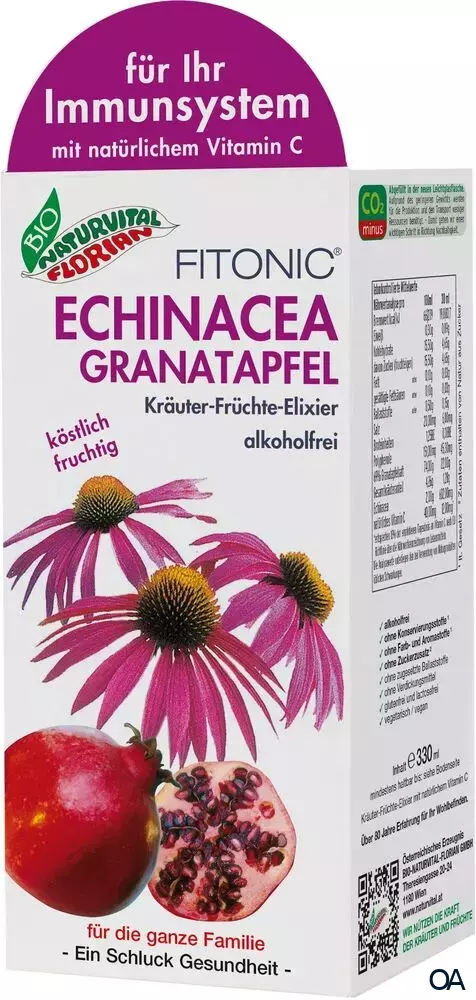 Bio Naturvital Florian Fitonic Echinacea Granatapfel Kräuter-Früchte-Elixier Bio Naturvital Florian Fitonic Echinacea Granatapfel Kräuter-Früchte-Elixier