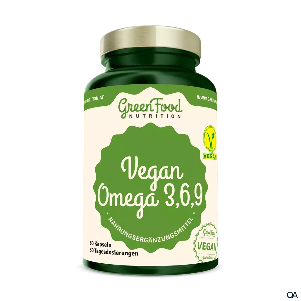 GreenFood Nutrition Vegan Omega 3,6,9 Kapseln GreenFood Nutrition Vegan Omega 3,6,9 Kapseln