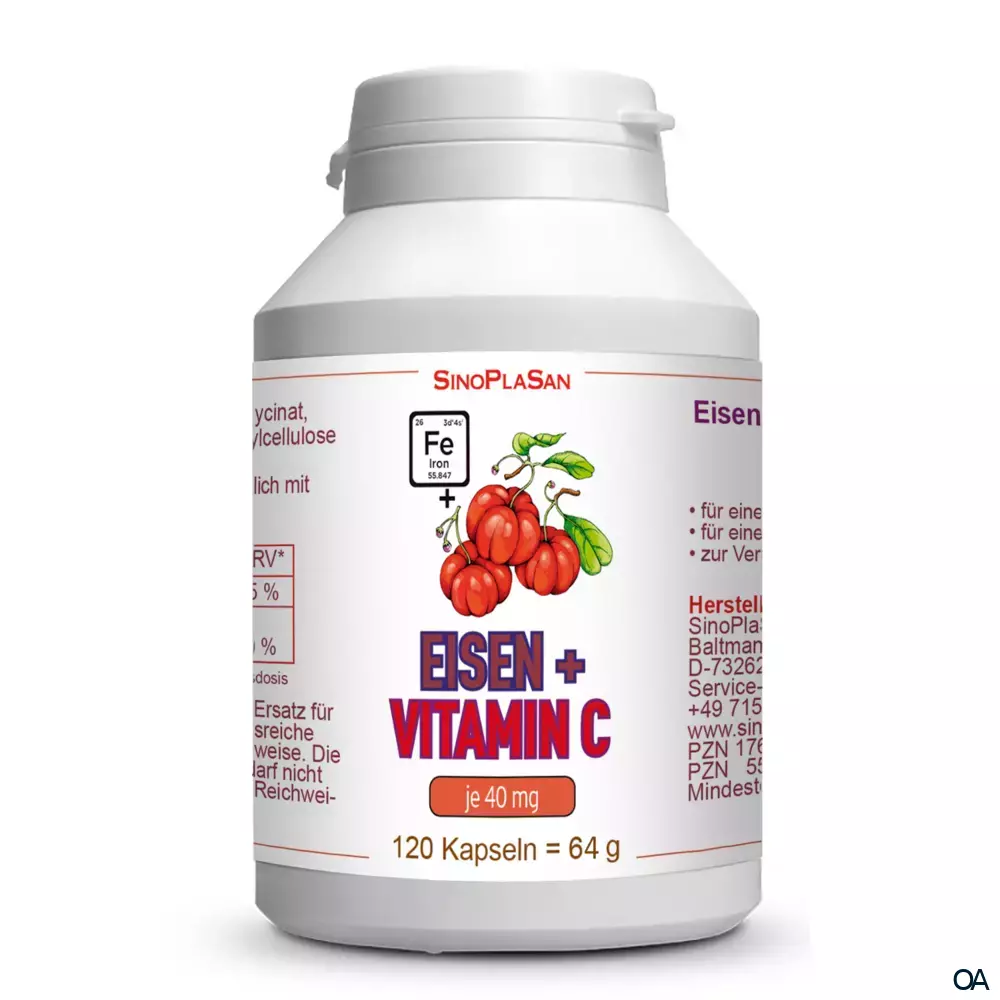SinoPlaSan Eisen + Vitamin C Kapseln