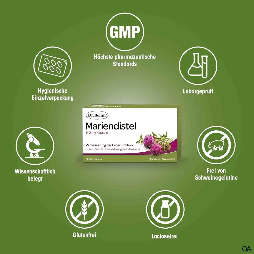 Dr. Böhm® Mariendistel 140 mg Kapseln