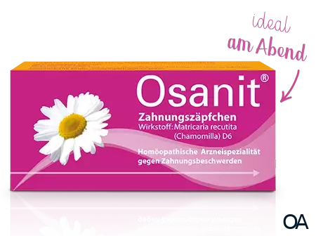 Osanit® Zahnungszäpfchen Osanit® Zahnungszäpfchen