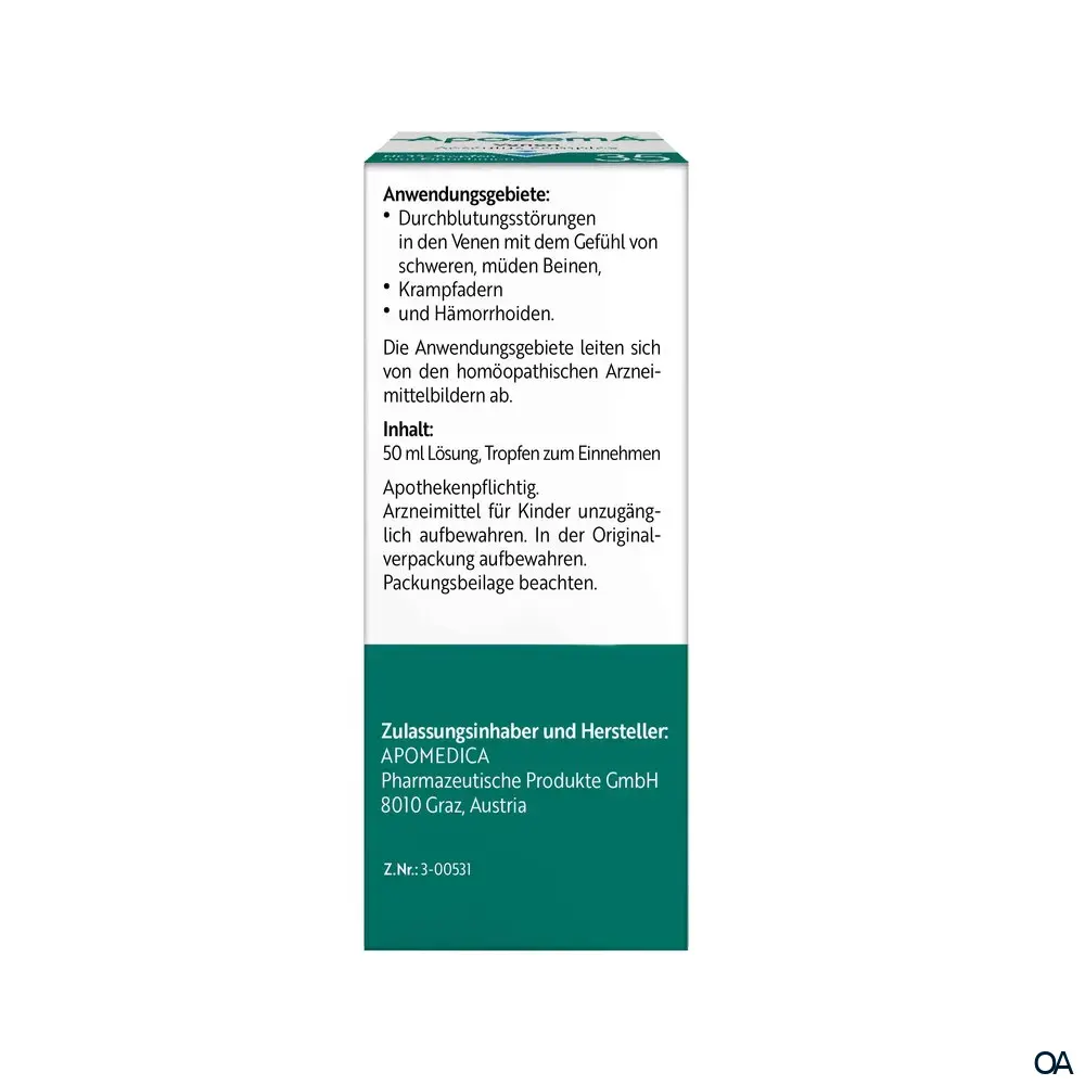 Apozema® Venen Aesculus complex Nr. 35 Tropfen zum Einnehmen