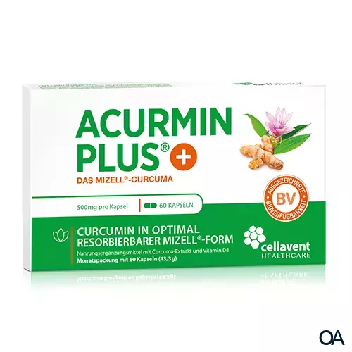 ACURMIN® PLUS Weichkapseln Mizell-Curcuma ACURMIN® PLUS Weichkapseln Mizell-Curcuma