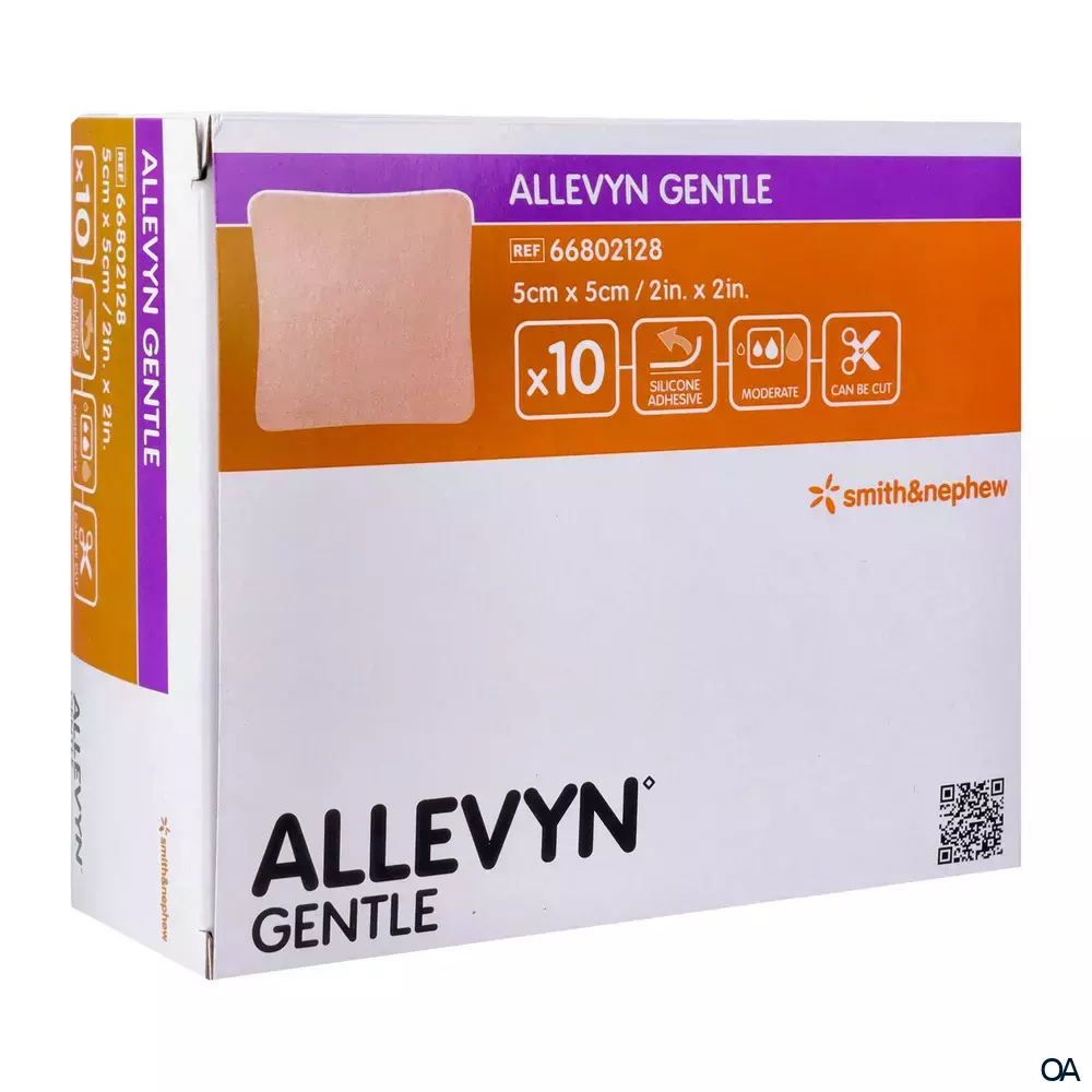 ALLEVYN GENTLE Schaumverband 5 x 5 cm ALLEVYN GENTLE Schaumverband 5 x 5 cm