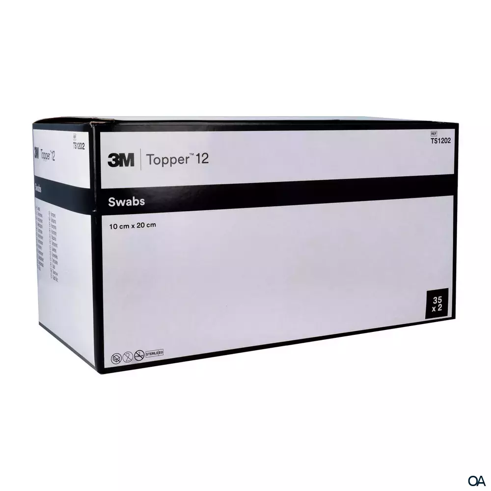 3M Topper 12 sterile Kompressen 10 x 20 cm, 35 x 2 Stück 3M Topper 12 sterile Kompressen 10 x 20 cm, 35 x 2 Stück