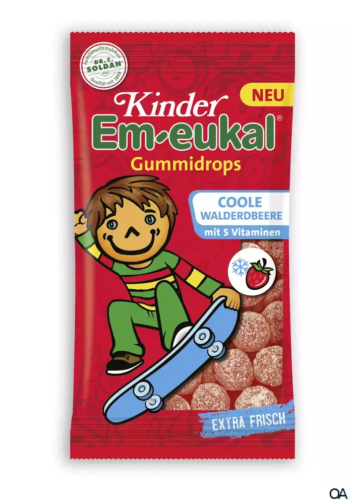 Kinder Em-eukal Coole Walderdbeere Gummidrops
