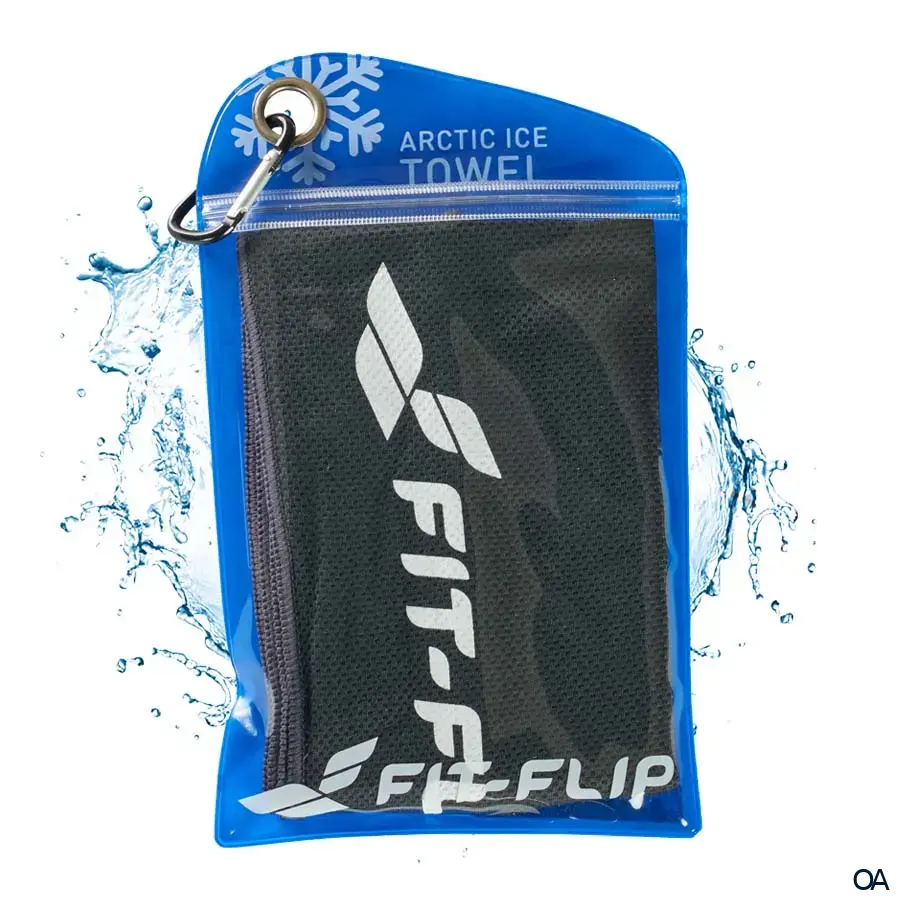 FIT-FLIP Airflip Towel das kühlende Handtuch - Schwarz