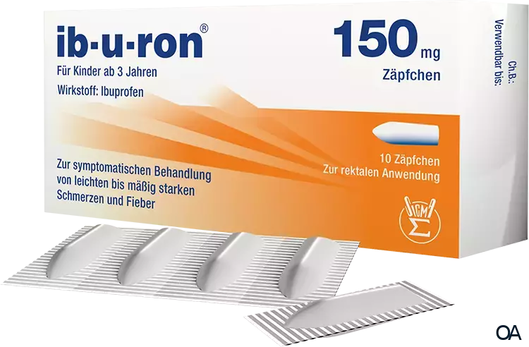 ib-u-ron 150 mg Zäpfchen ib-u-ron 150 mg Zäpfchen