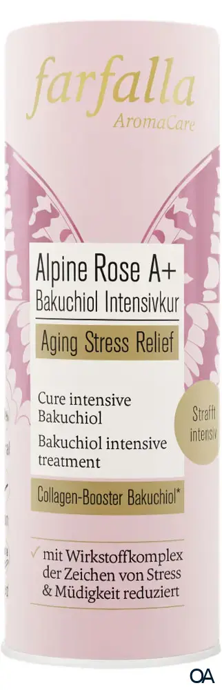 Farfalla Alpine Rose A+ Bakuchiol Intensivkur, Aging Stress Relief