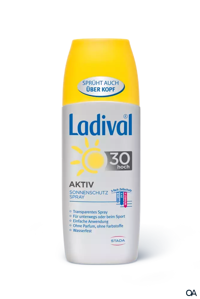LADIVAL® Aktiv Transparentes Sonnenschutz Spray LSF 30