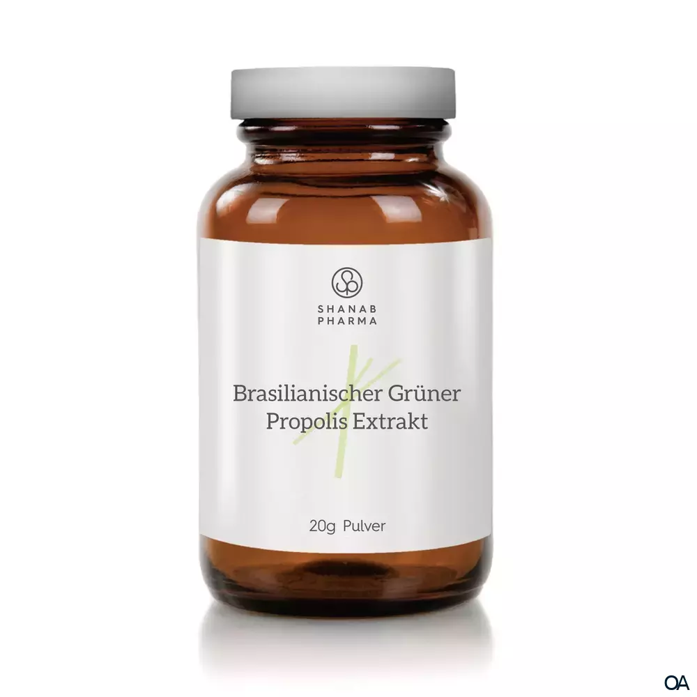 Shanab Pharma Brasilianischer Grüner Propolis Extrakt Pulver