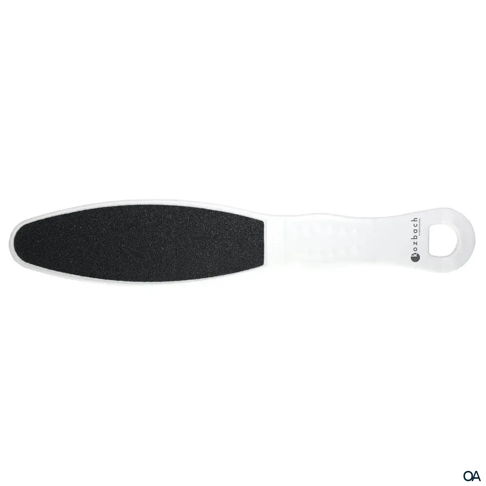 Kozbach Pharma 5502 Hornhautfeile ovale Form, beidseitig, 17 cm