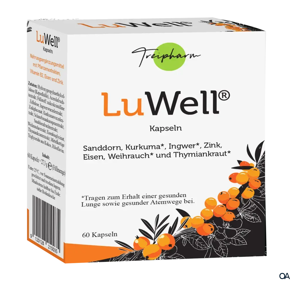 LuWell® Lungen Wellness Komplex Kapseln