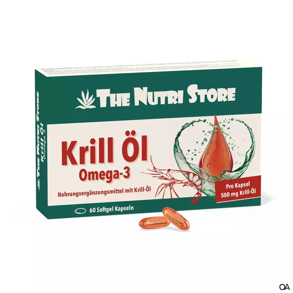 The Nutri Store Krill Öl 500 mg Softgel Kapseln The Nutri Store Krill Öl 500 mg Softgel Kapseln