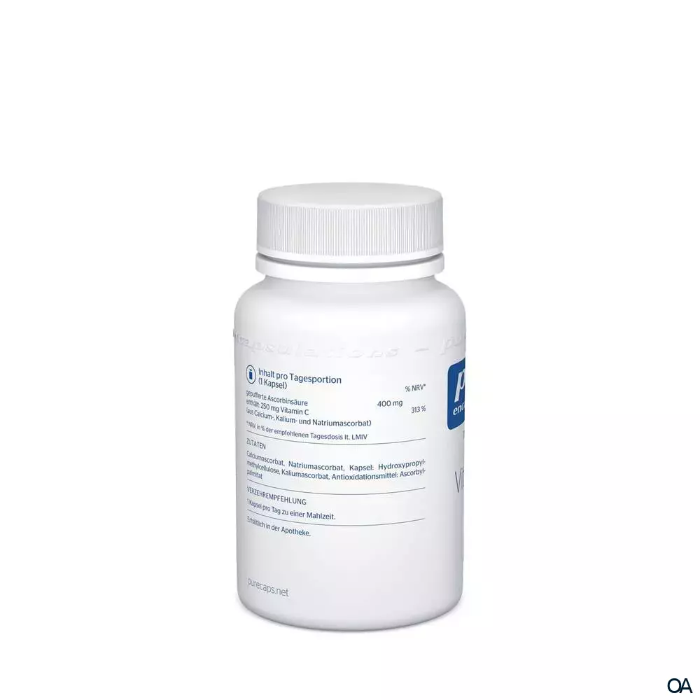 pure encapsulations® Vitamin C 400 gepuffert Kapseln