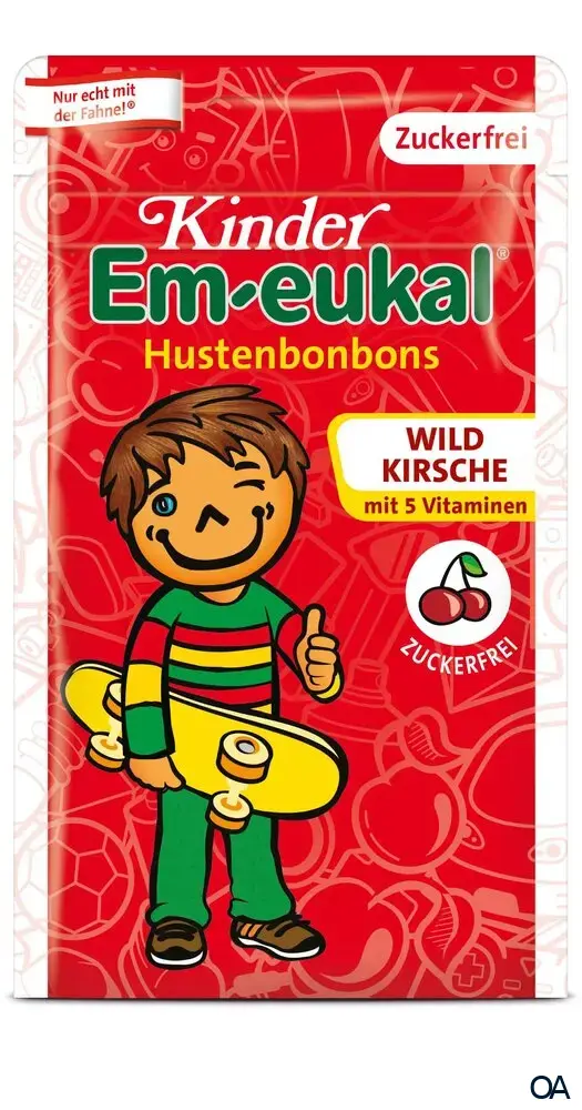 Kinder Em-eukal Wildkirsche Hustenbonbons zuckerfrei