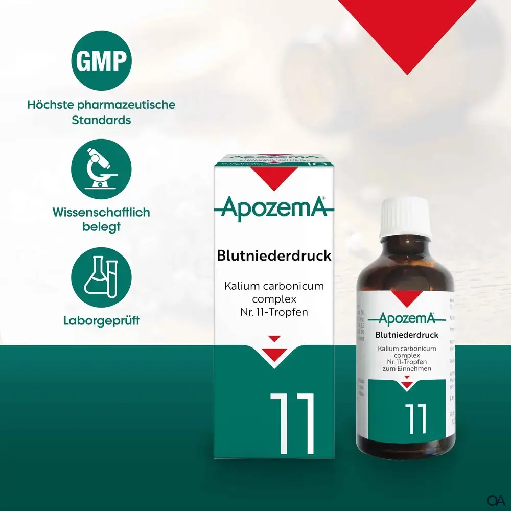 Apozema® Blutniederdruck Kalium carbonicum complex Nr. 11 Tropfen zum Einnehmen