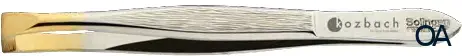 Kozbach Pharma 24 Pinzette, gerade 7,5 cm, Spitze vergoldet