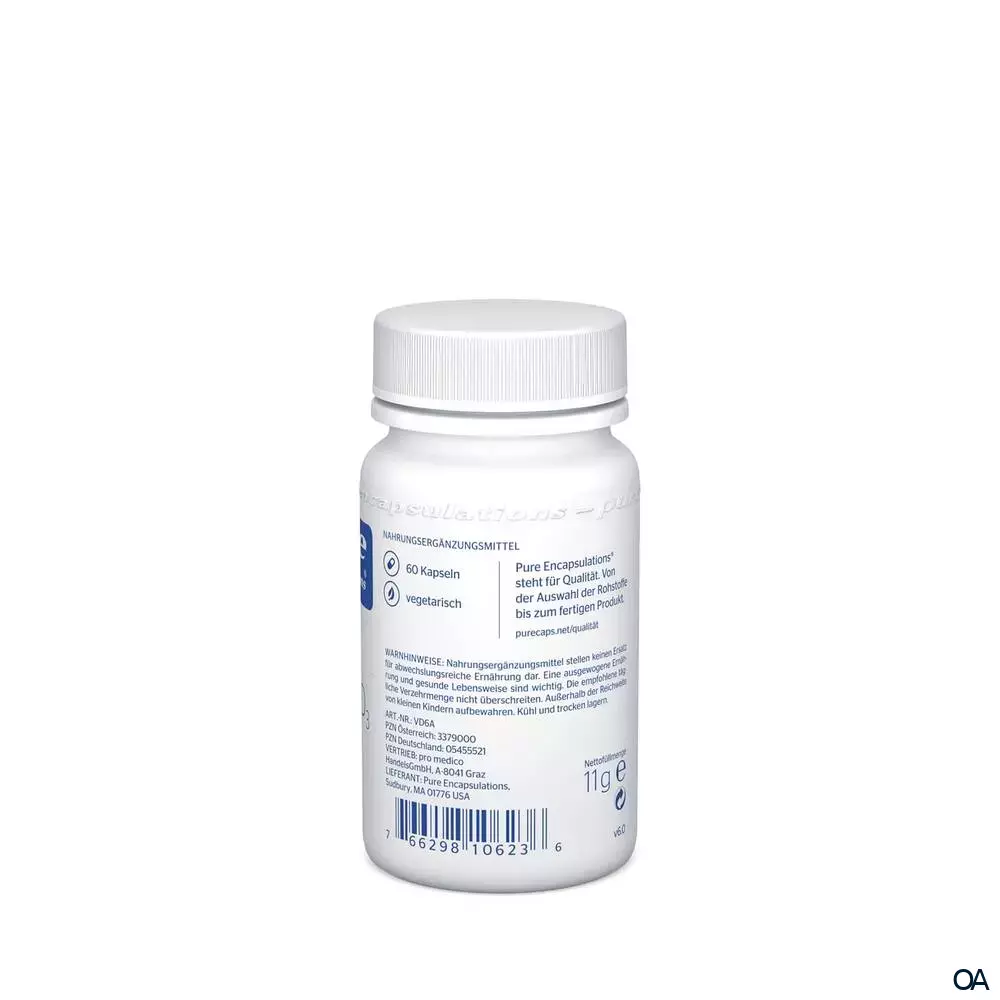 pure encapsulations® Vitamin D3 400 I. E.