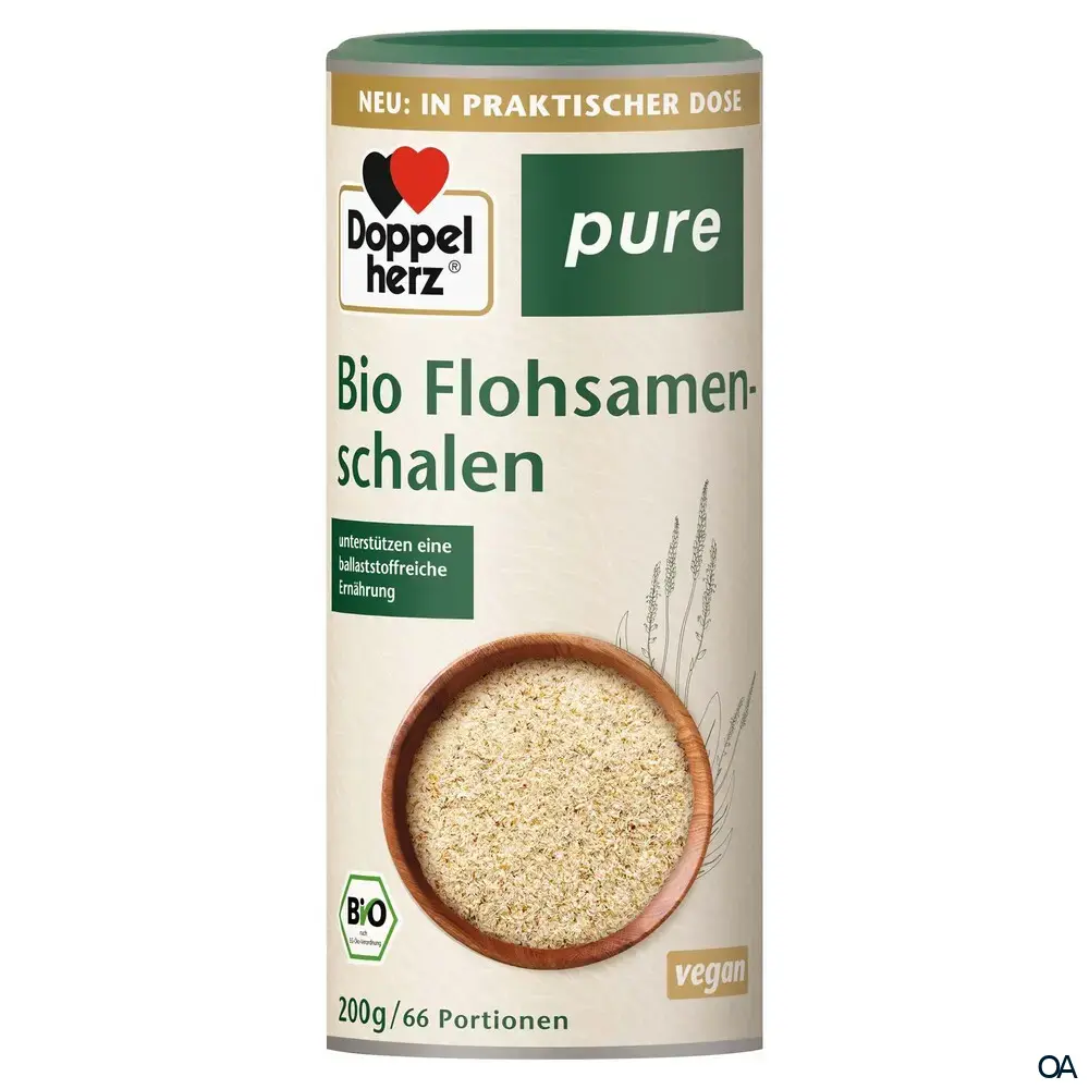 Doppelherz pure Bio Flohsamenschalen