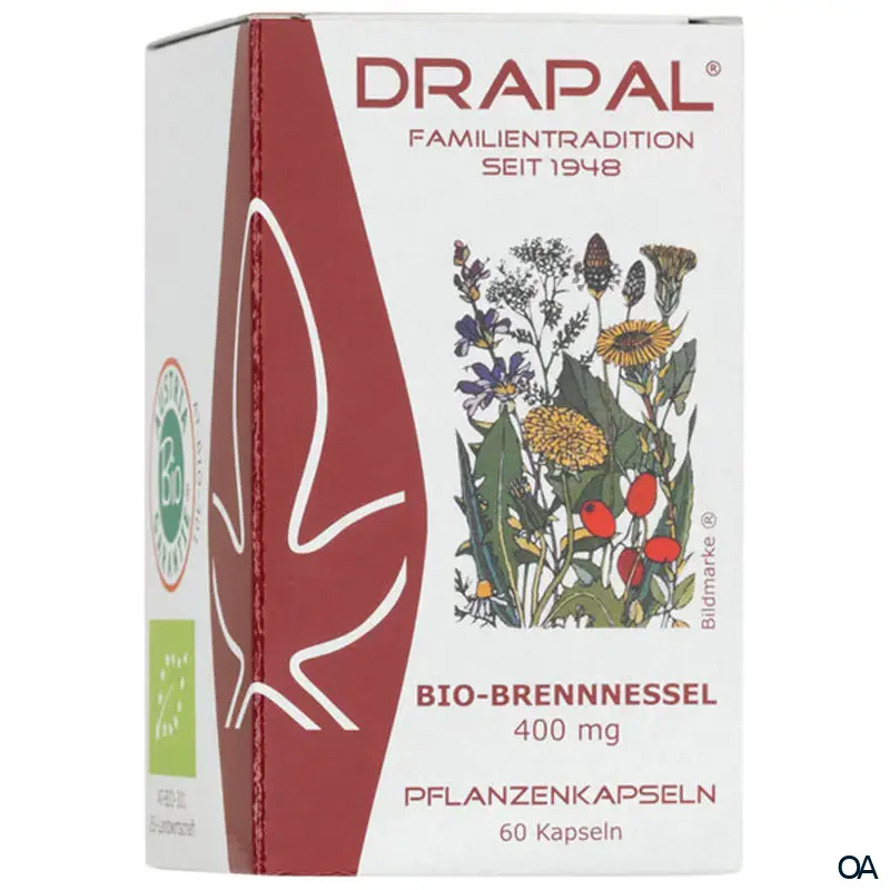 DRAPAL® BIO-Brennnessel 400 mg Pflanzenkapseln DRAPAL® BIO-Brennnessel 400 mg Pflanzenkapseln