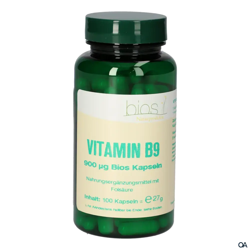 Bios Vitamin B9 900 mcg Kapseln Bios Vitamin B9 900 mcg Kapseln