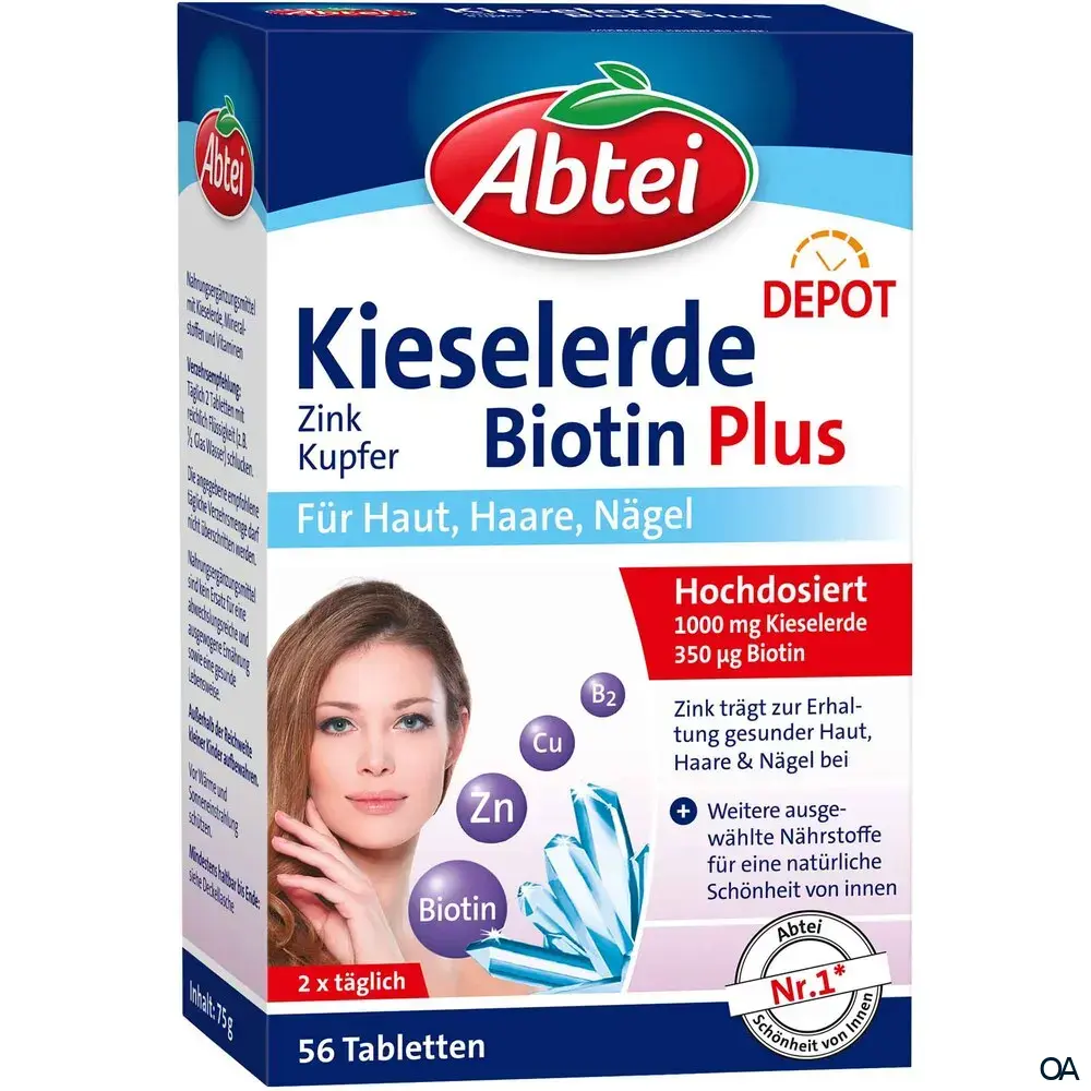 Abtei Kieselerde Biotin Plus Tabletten