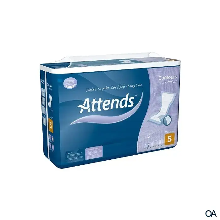 Attends Contours Air Comfort 5 Inkontinenz-Vorlagen