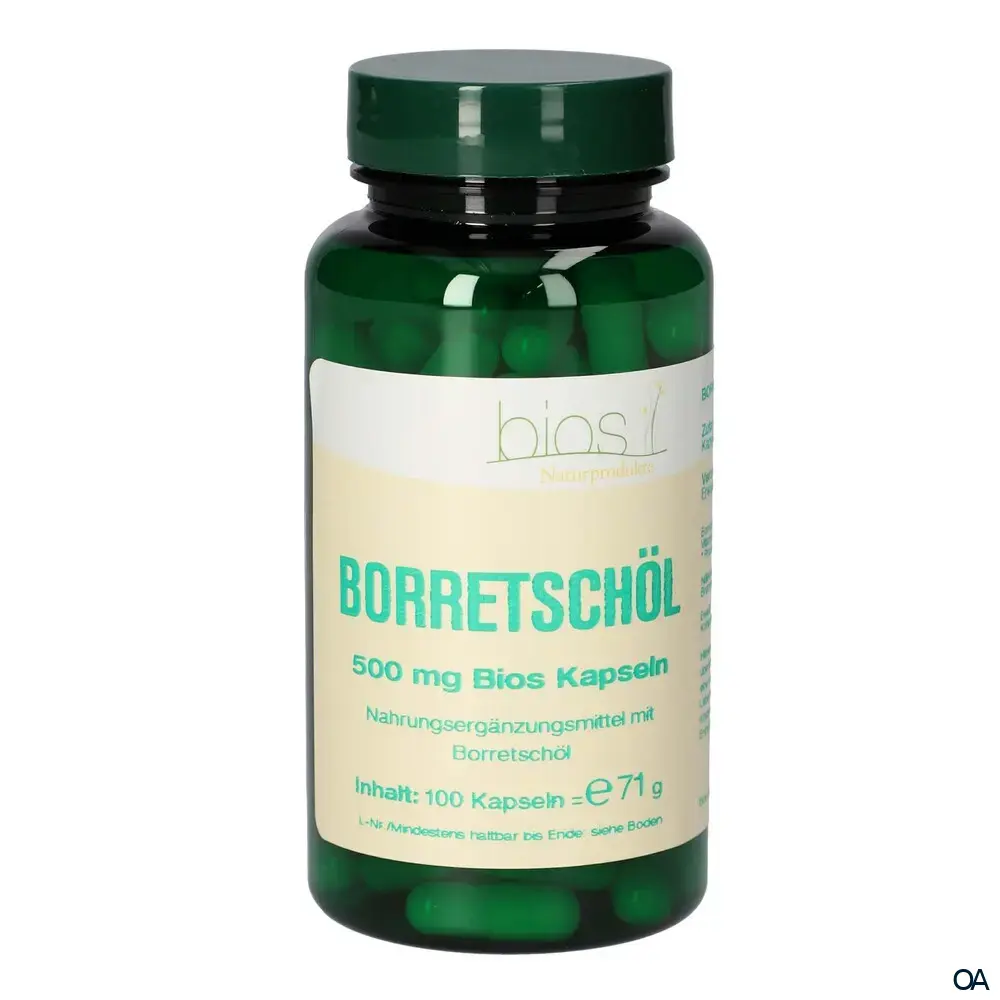 Bios Borretschöl 500 mg Kapseln Bios Borretschöl 500 mg Kapseln