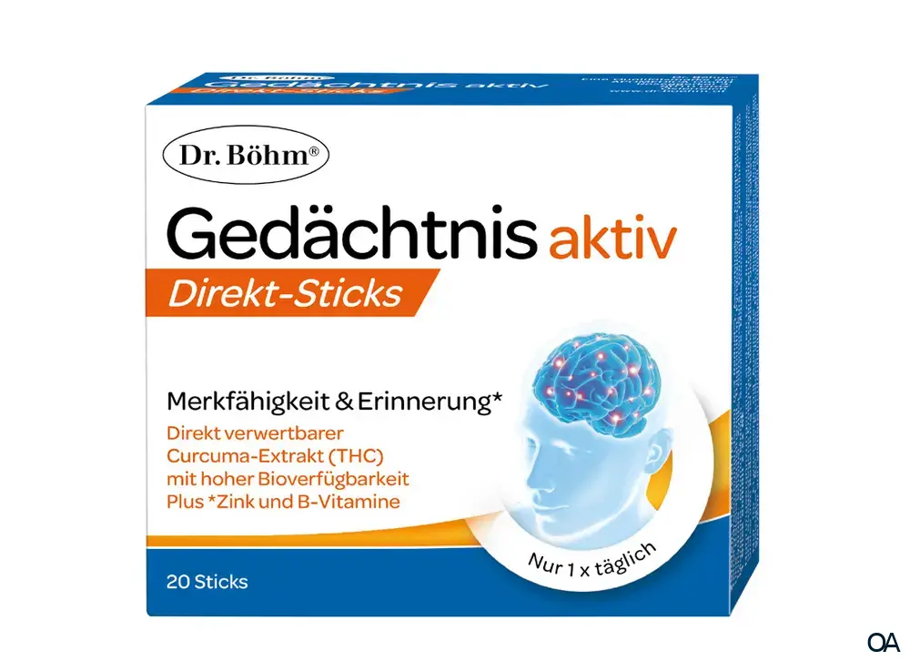 Dr. Böhm® Gedächtnis aktiv Direkt-Sticks