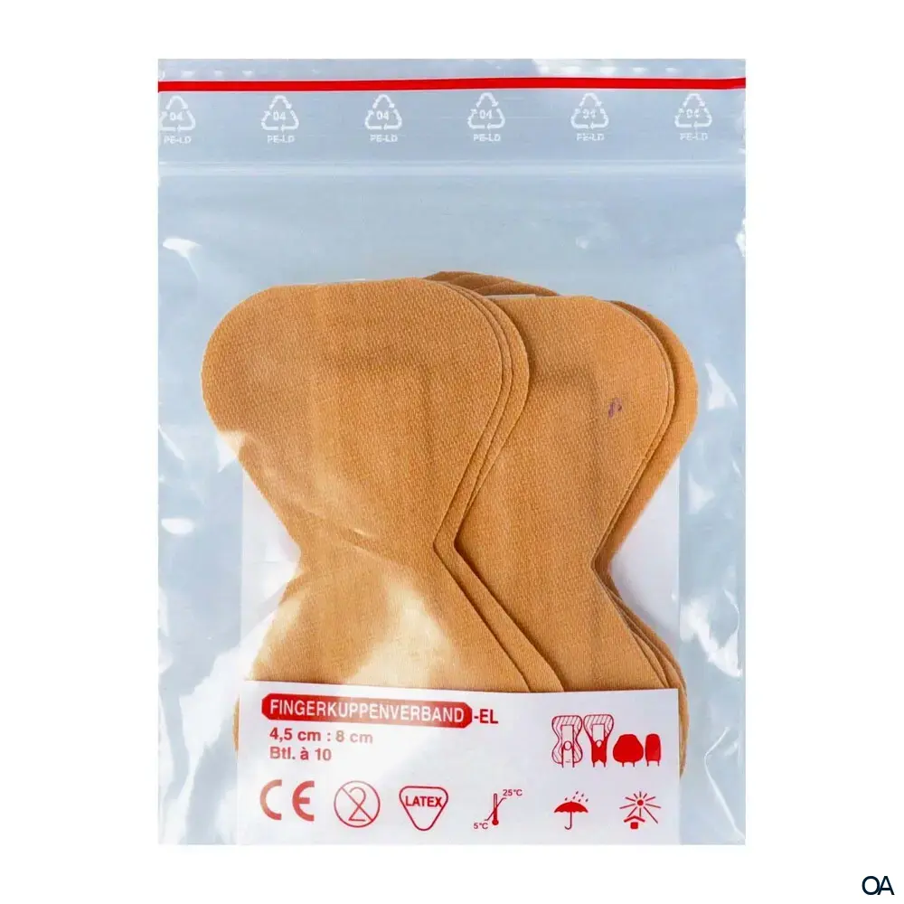 Traumaplast Fingerkuppen Pflaster Textil elastisch, 4,5 x 8 cm