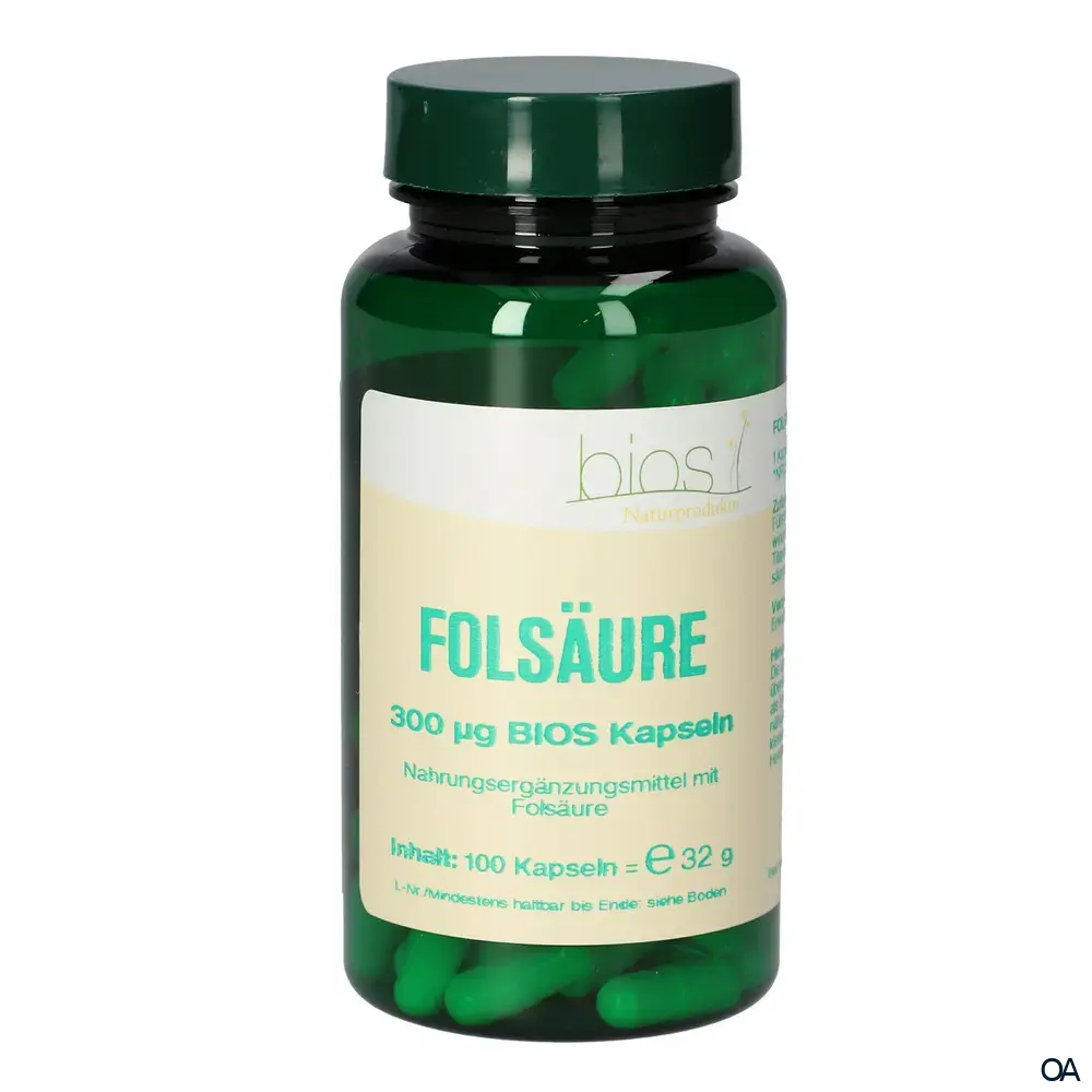 Bios Folsäure 300 mcg Kapseln Bios Folsäure 300 mcg Kapseln