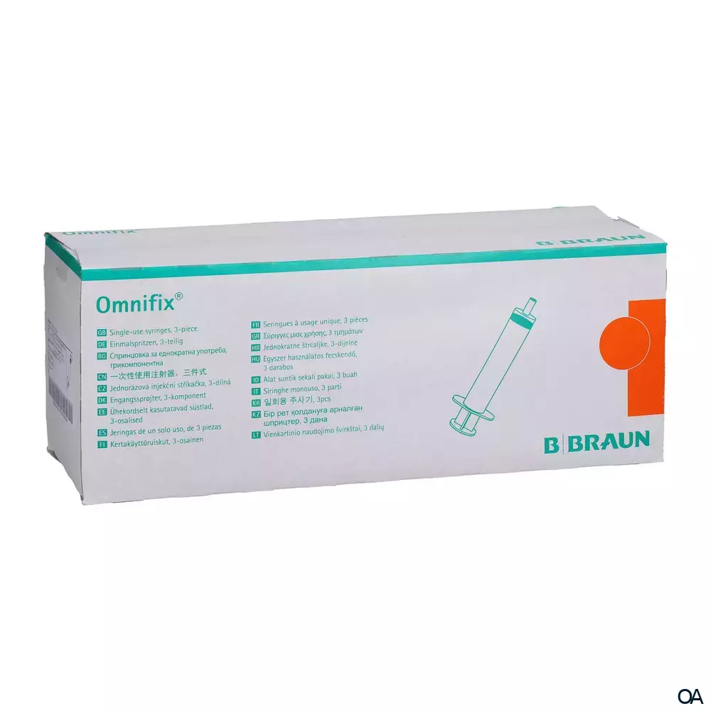 Omnifix® Luer Lock Solo Dreiteilige Einmalspritzen mit Luer-Lock-Ansatz 30 ml