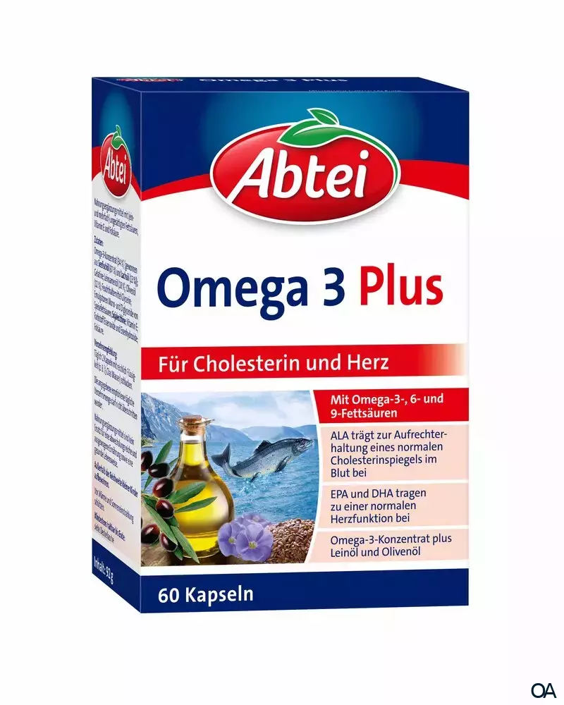 Abtei Omega 3 Plus Kapseln Abtei Omega 3 Plus Kapseln