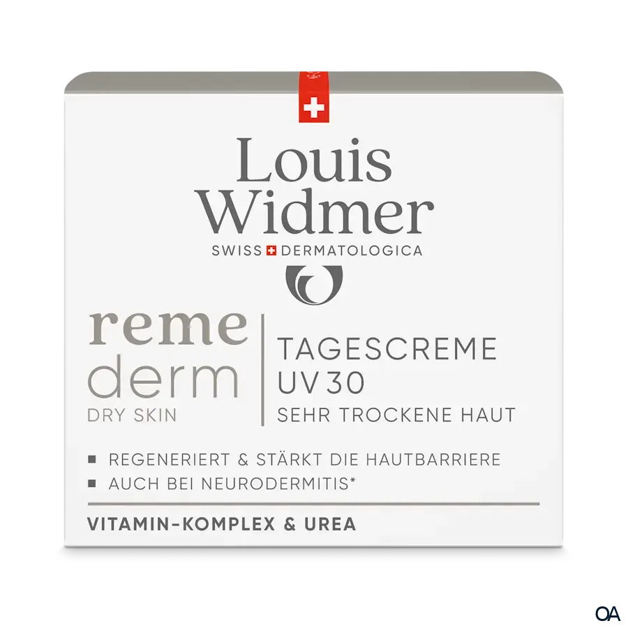 Louis Widmer Remederm Dry Skin Tagescreme UV30 - leicht parfümiert